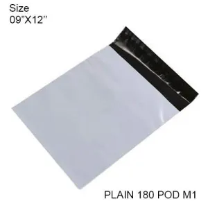 0902 Tamper Proof Courier Bags(09X12 PLAIN 180 POD M1) - 100 pcs