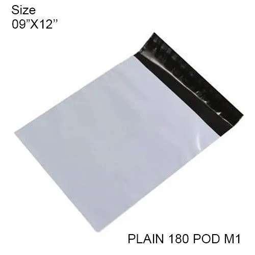 0902 Tamper Proof Courier Bags(09X12 PLAIN 180 POD M1) - 100 pcs