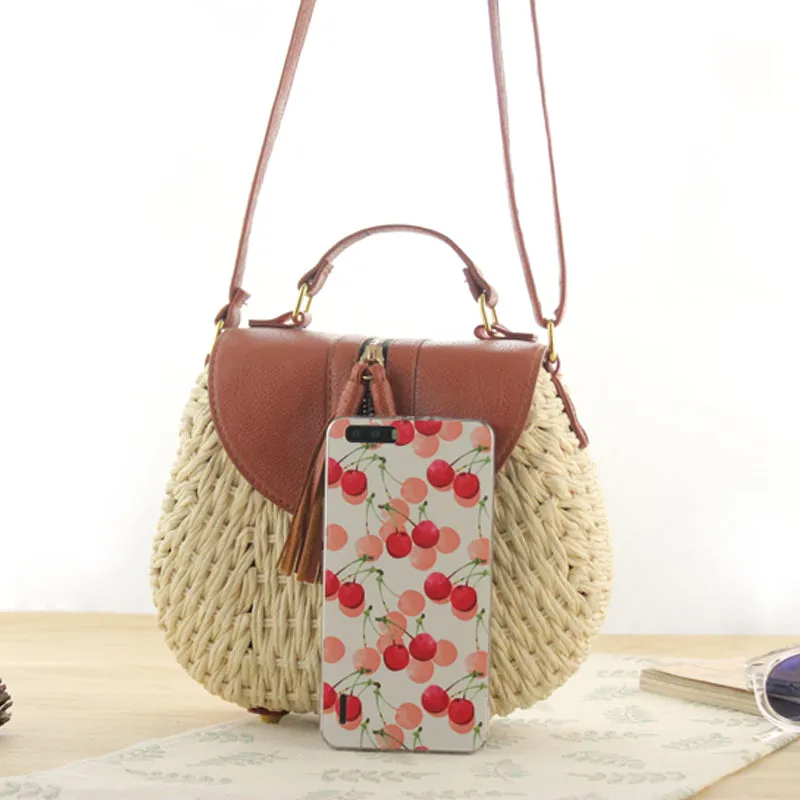 2020 Famous Designer Ladies Woven Knitting Messenger Crossbody Bags New Summer Bohemian Women Tassel