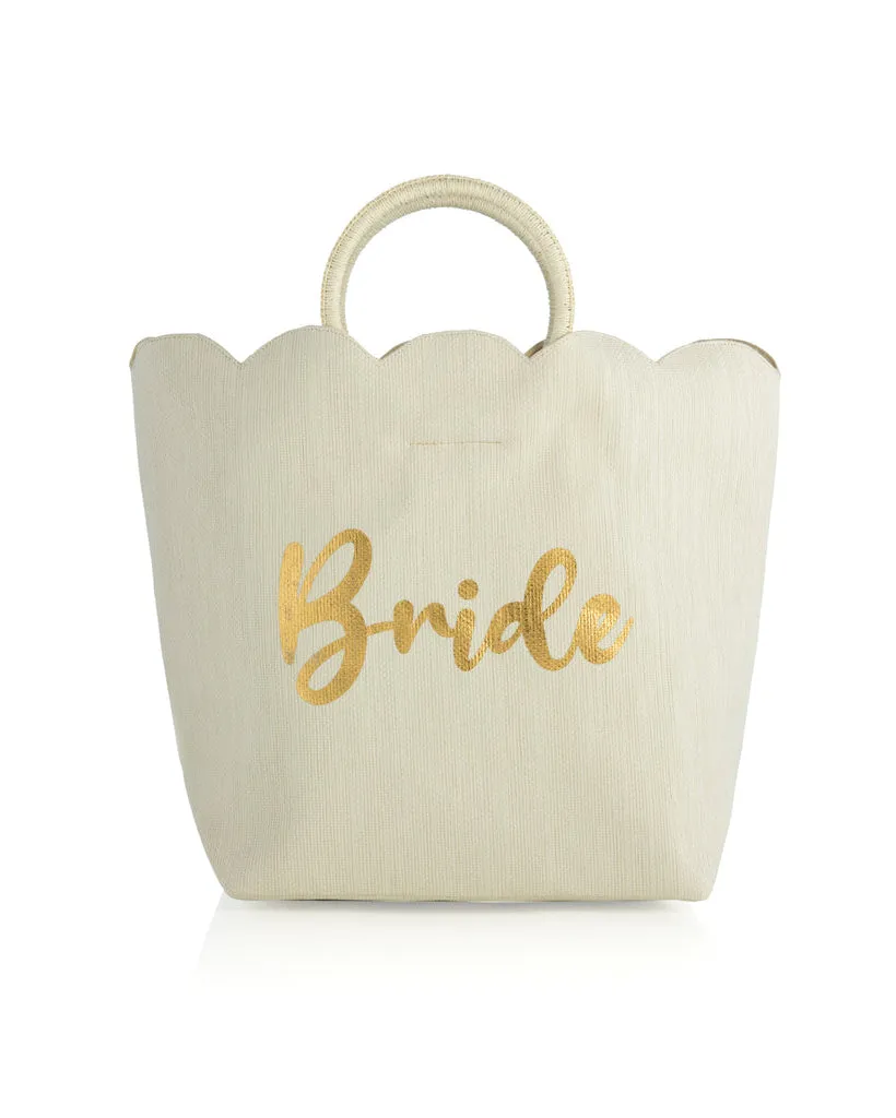 2023 Shiraleah Bride Scalloped Edge Tote - 01-02-111