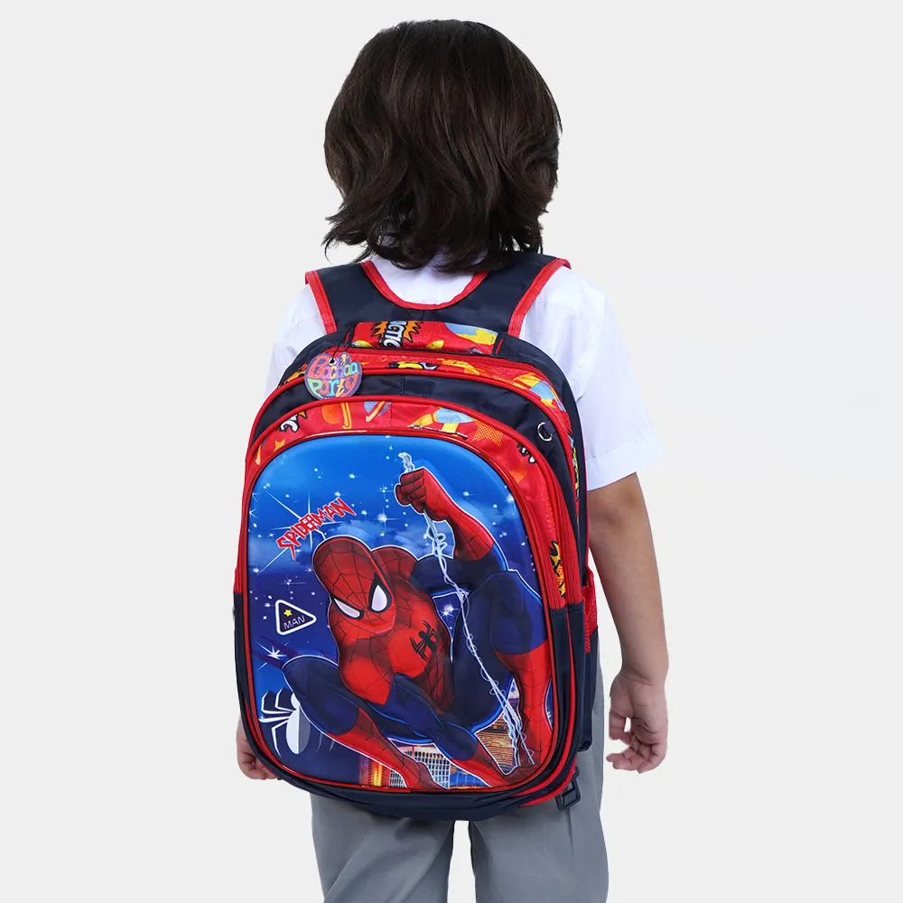 Action Hero School Bag With Trolley 3in1 - Blue/Red