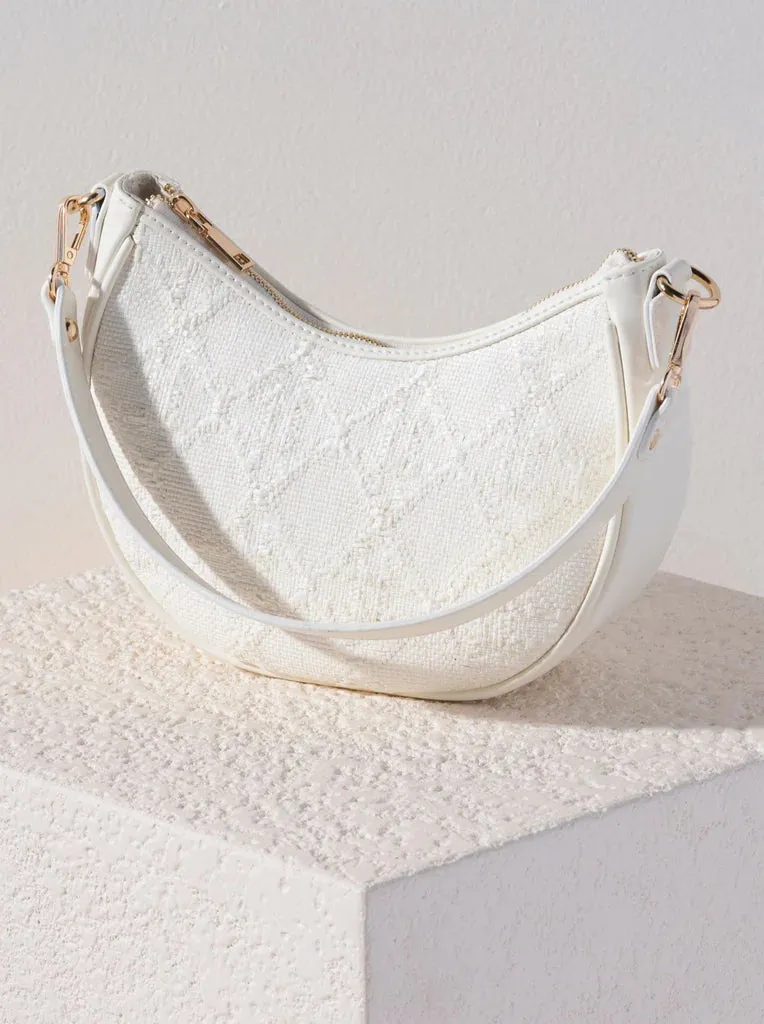 Adrienne Shoulder Bag in White