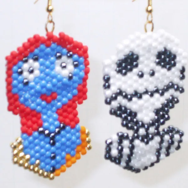 Alina Jack and Sally Beaded Earrings