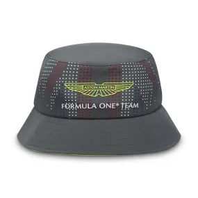 Aston Martin F1 Special Edition Silverstone GP Team Bucket Hat - Dark Gray