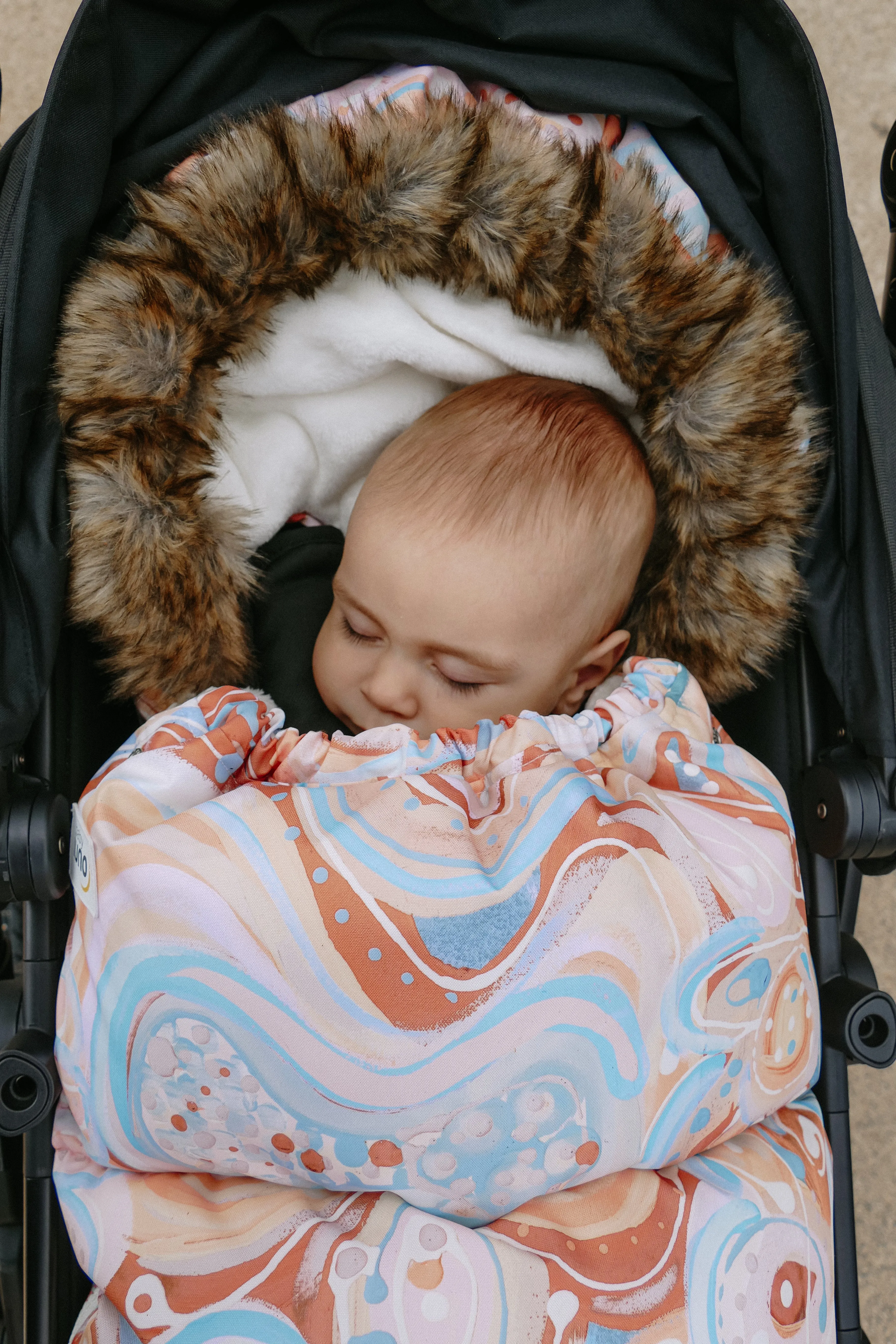 baby luno Nordic Footmuff Pram Liner - The Aurora *Limited Edition*