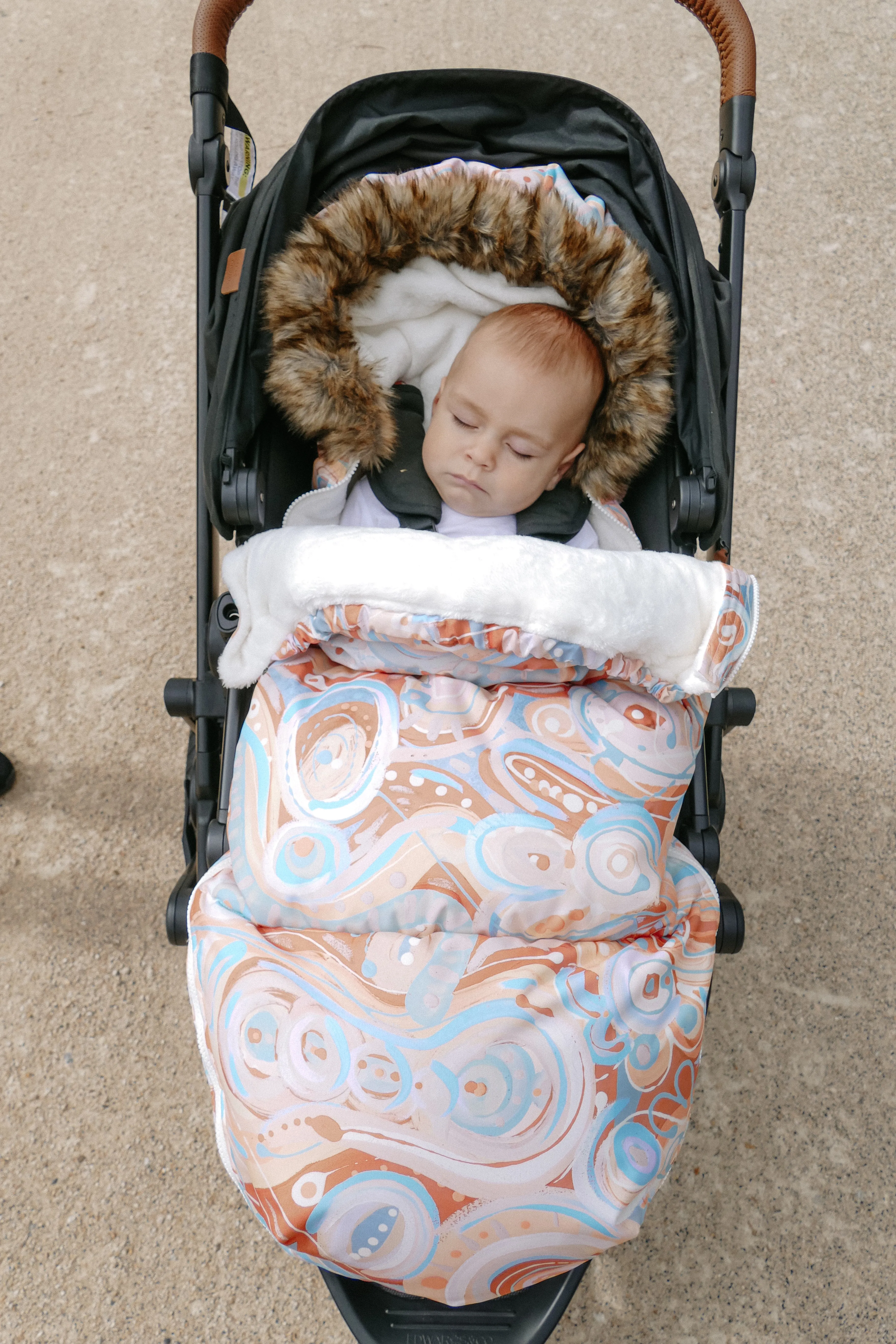 baby luno Nordic Footmuff Pram Liner - The Aurora *Limited Edition*