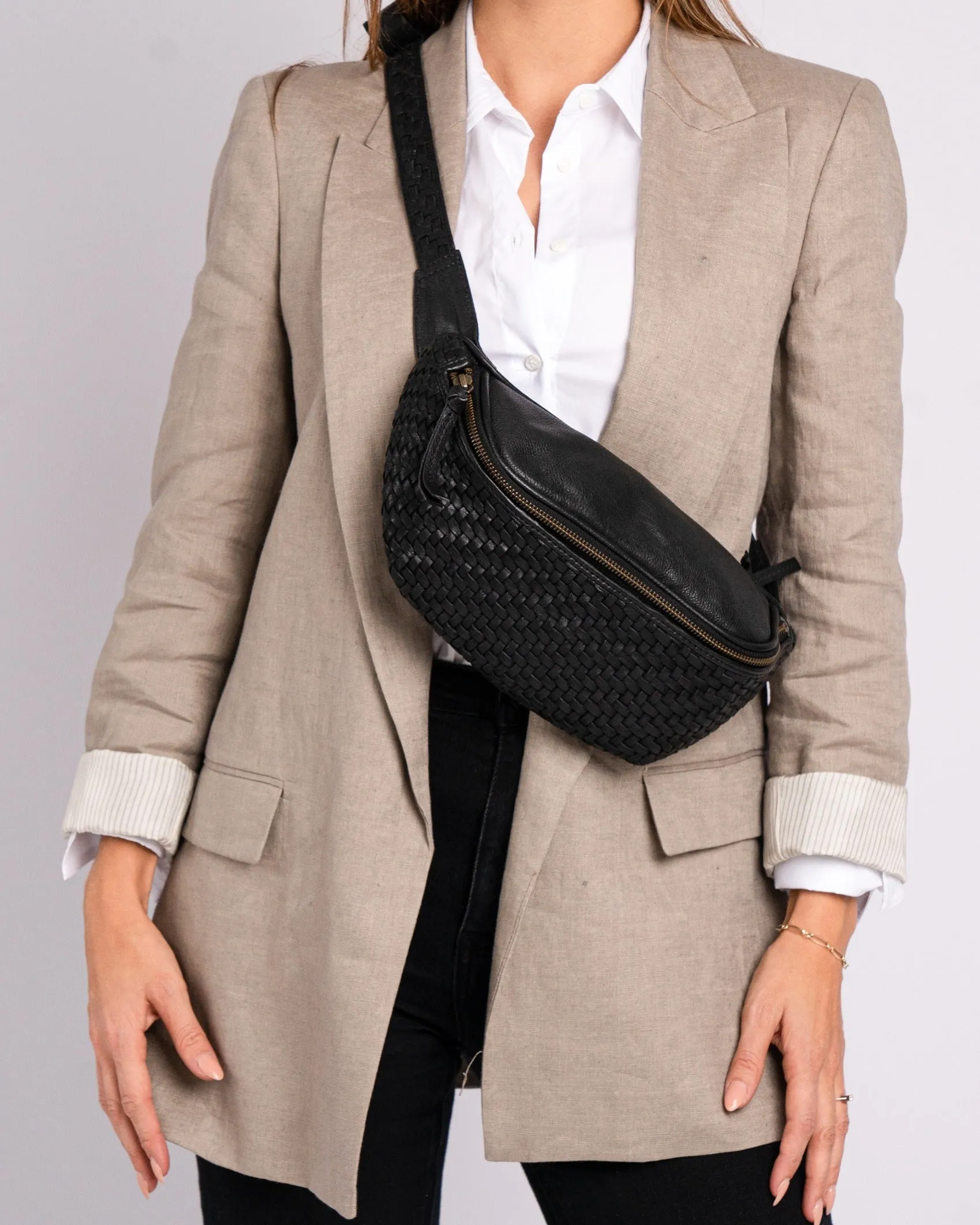 Barink | Hand-woven Leather Fanny Pack