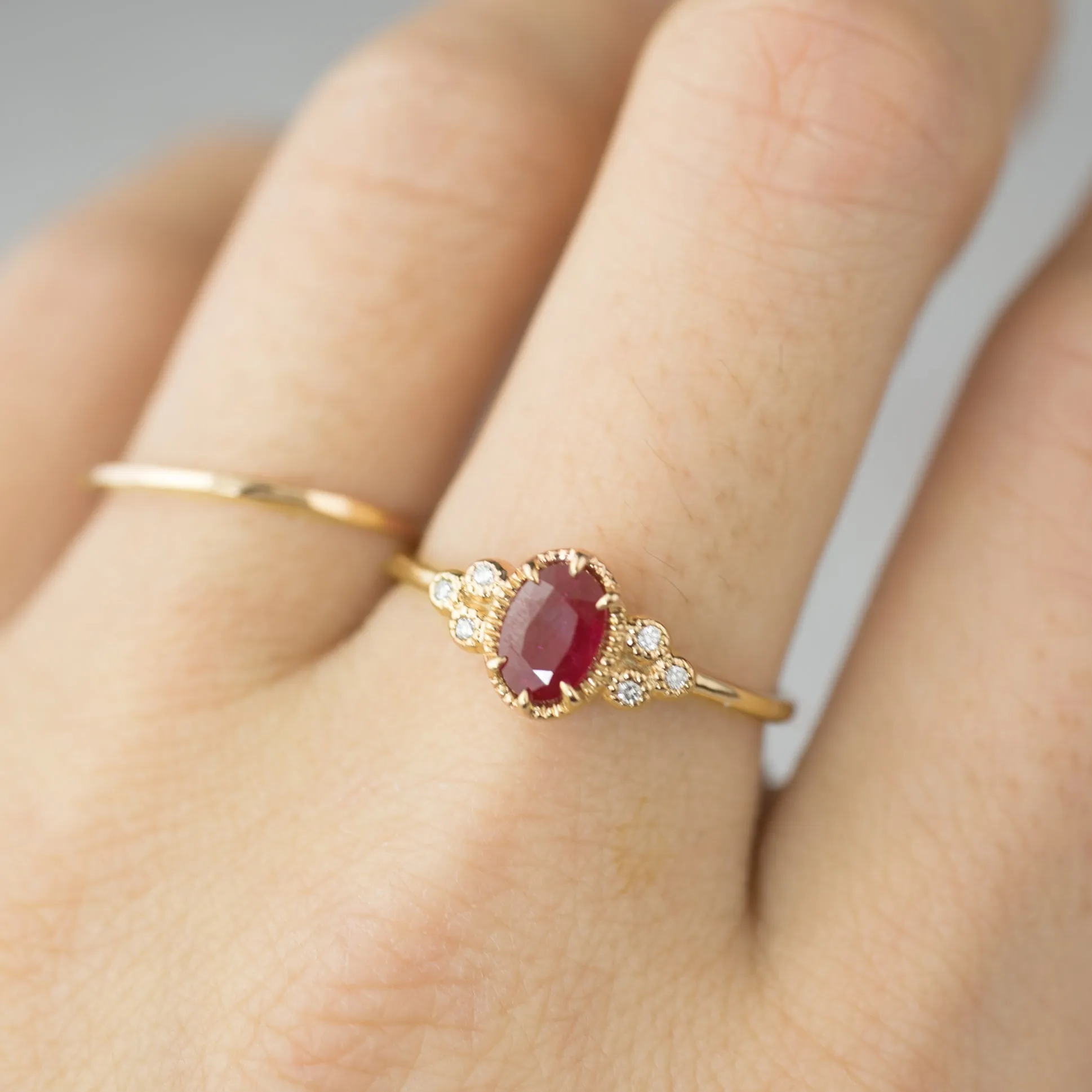 Birthstone Celine Ring