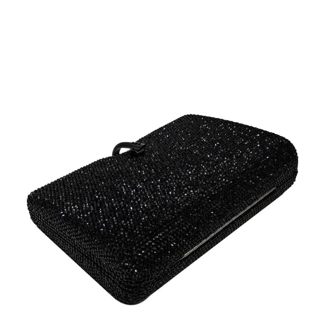 BLACK CRYSTAL EVENING CLUTCH