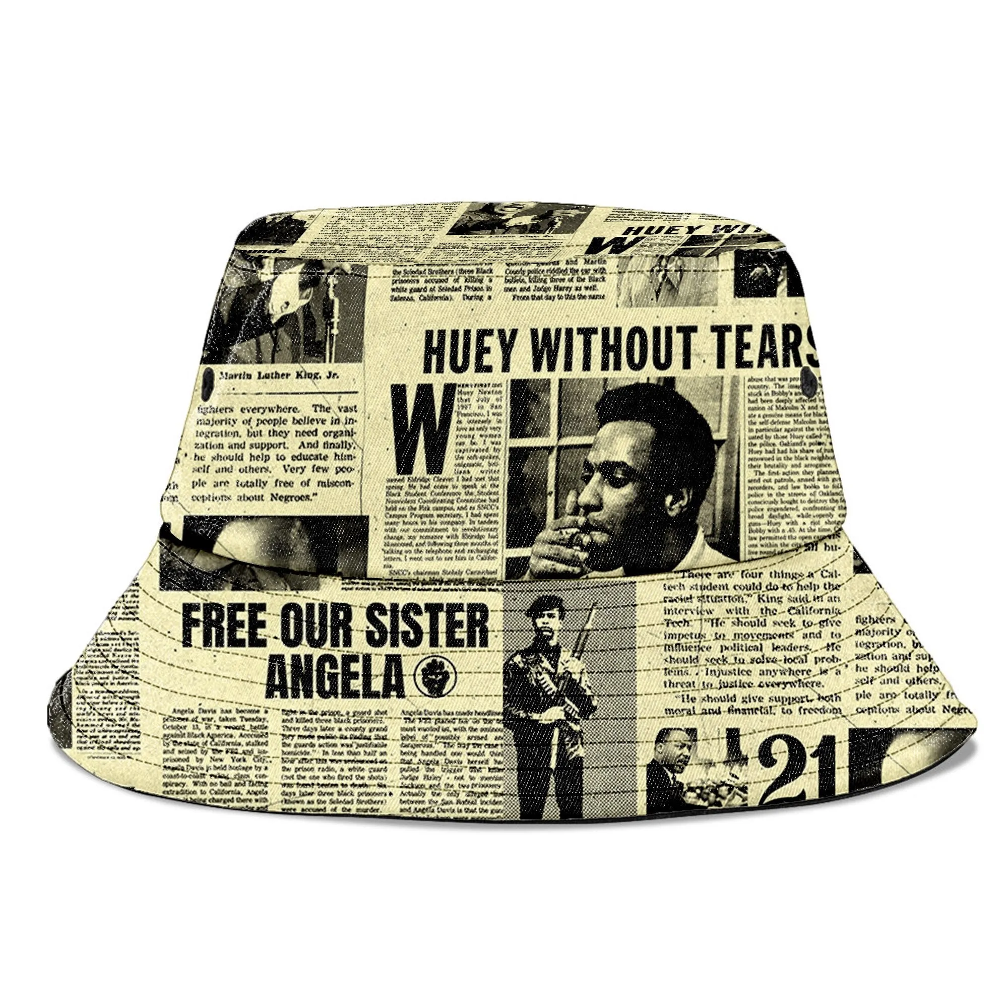 Black Power Newspaper Bucket Hat