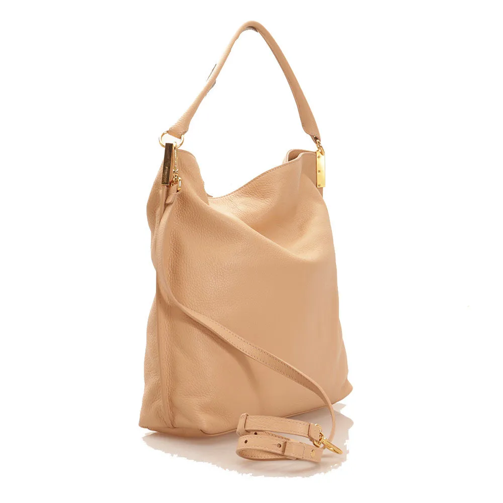 Borsa Donna Hobo a Spalla COCCINELLE in Pelle linea Estelle colore Toasted