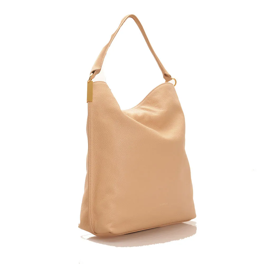 Borsa Donna Hobo a Spalla COCCINELLE in Pelle linea Estelle colore Toasted