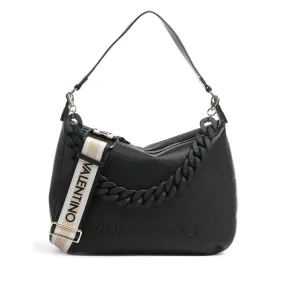 Valentino Bags Womens Noodles Collection Black Hobo Shoulder Bag