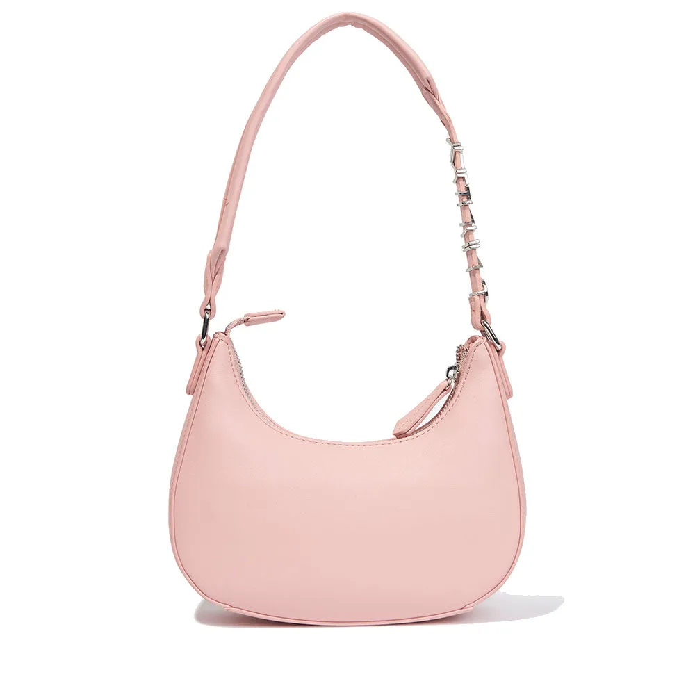 Borsa Donna Hobo a Spalla VALENTINO BAGS linea Vancouver Colore Cipria