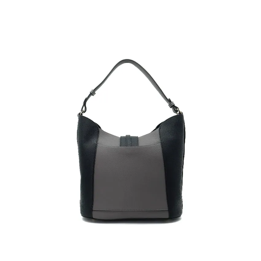 Brava Hobo (L) Women's Bag - Black/Light Grey