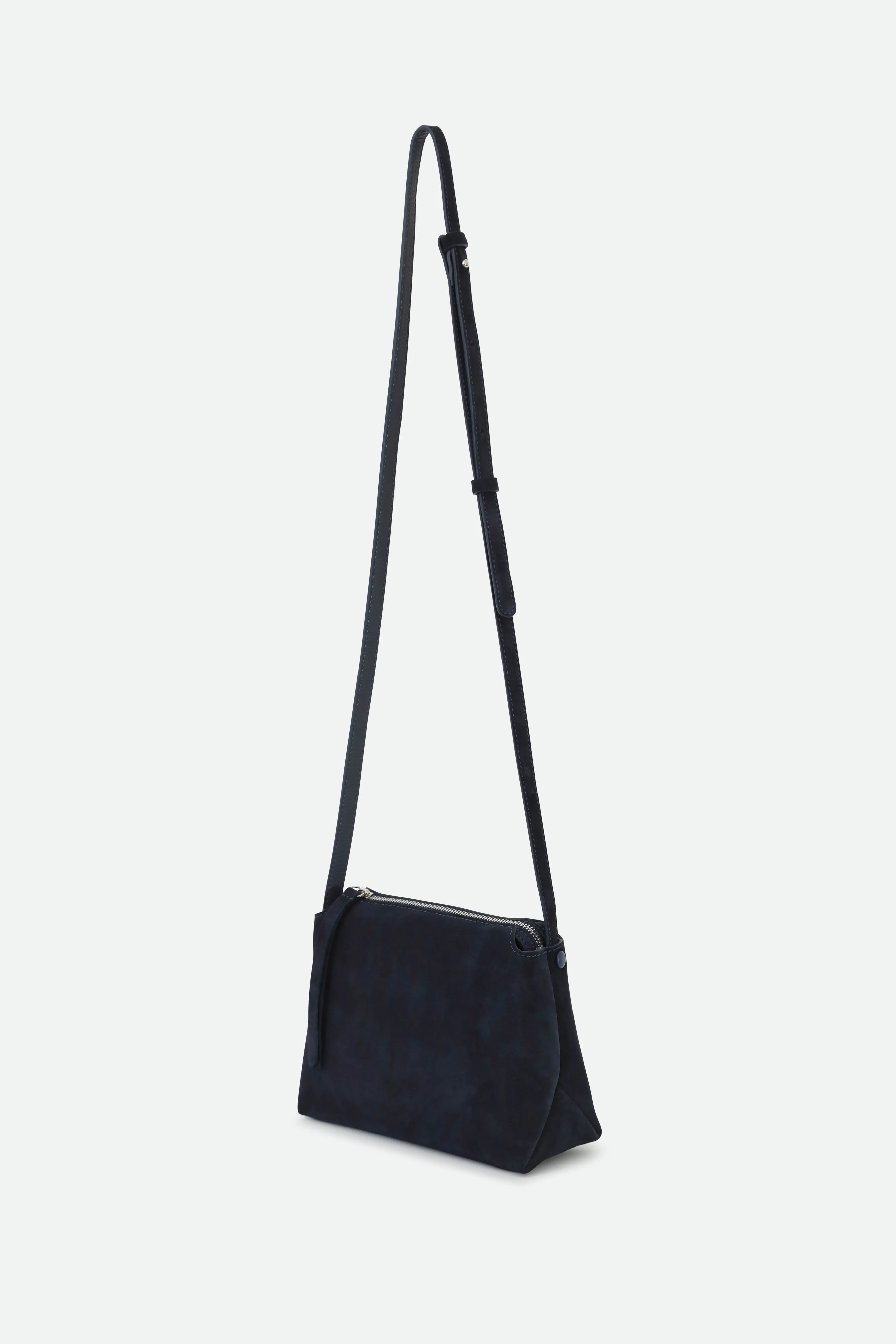 BRIDGET CROSSBODY SUEDE BAG IN NAVY