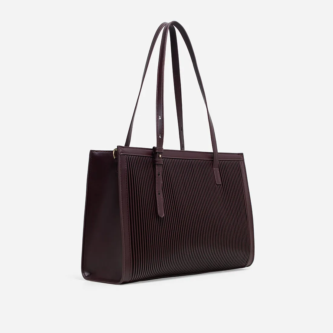 Brie Pleated Tote Bag