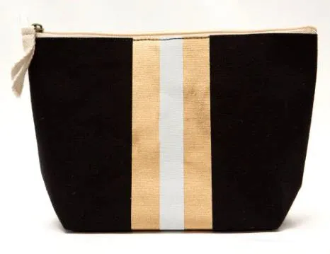 Campus Stripe Cosmetic Bag