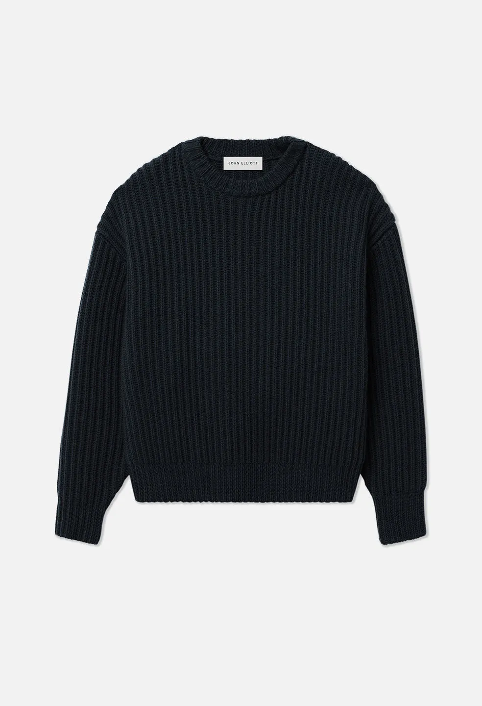 Capri Cashmere Crew / Charcoal