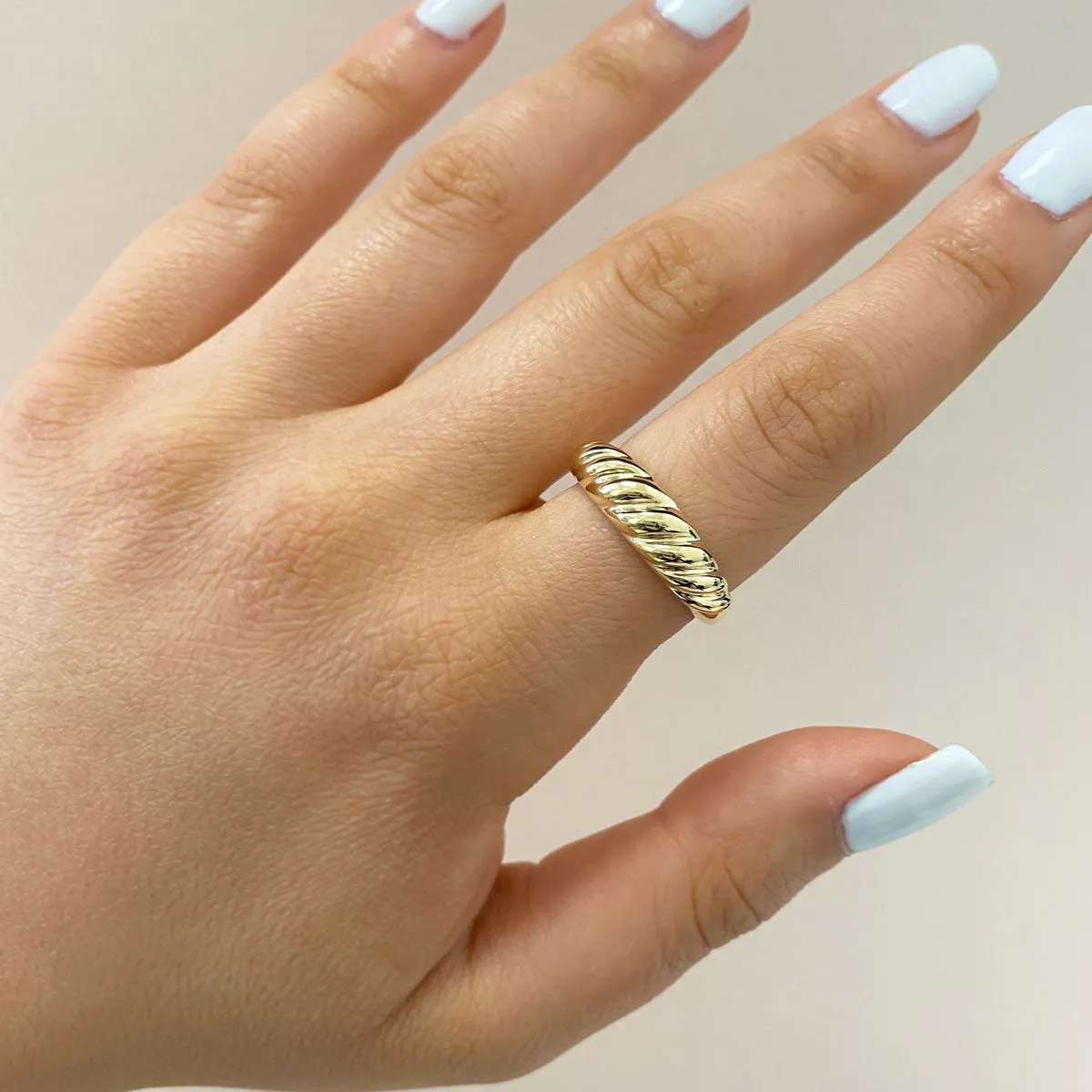 Celine Croissant Ring