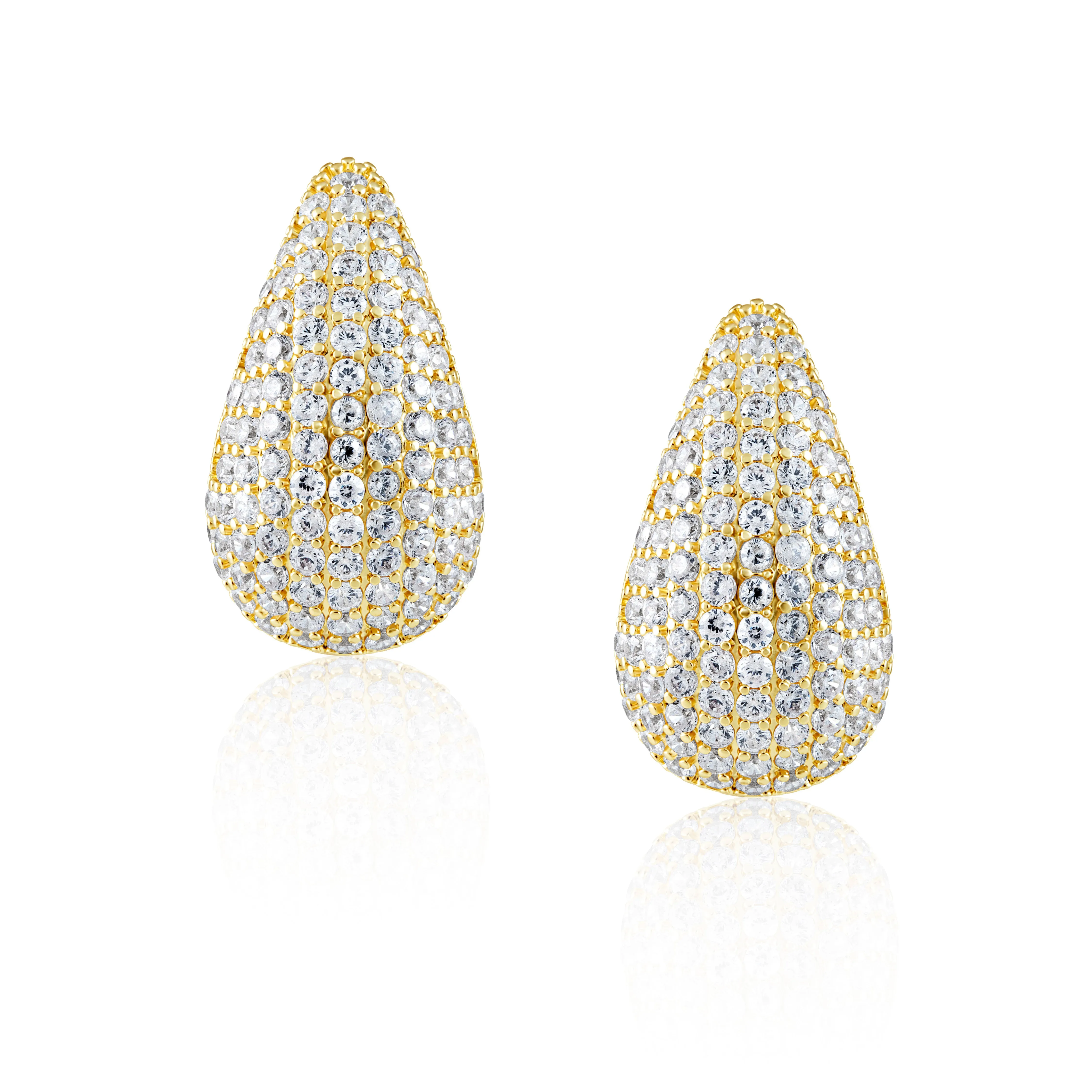 Celine CZ Raindrop Earring