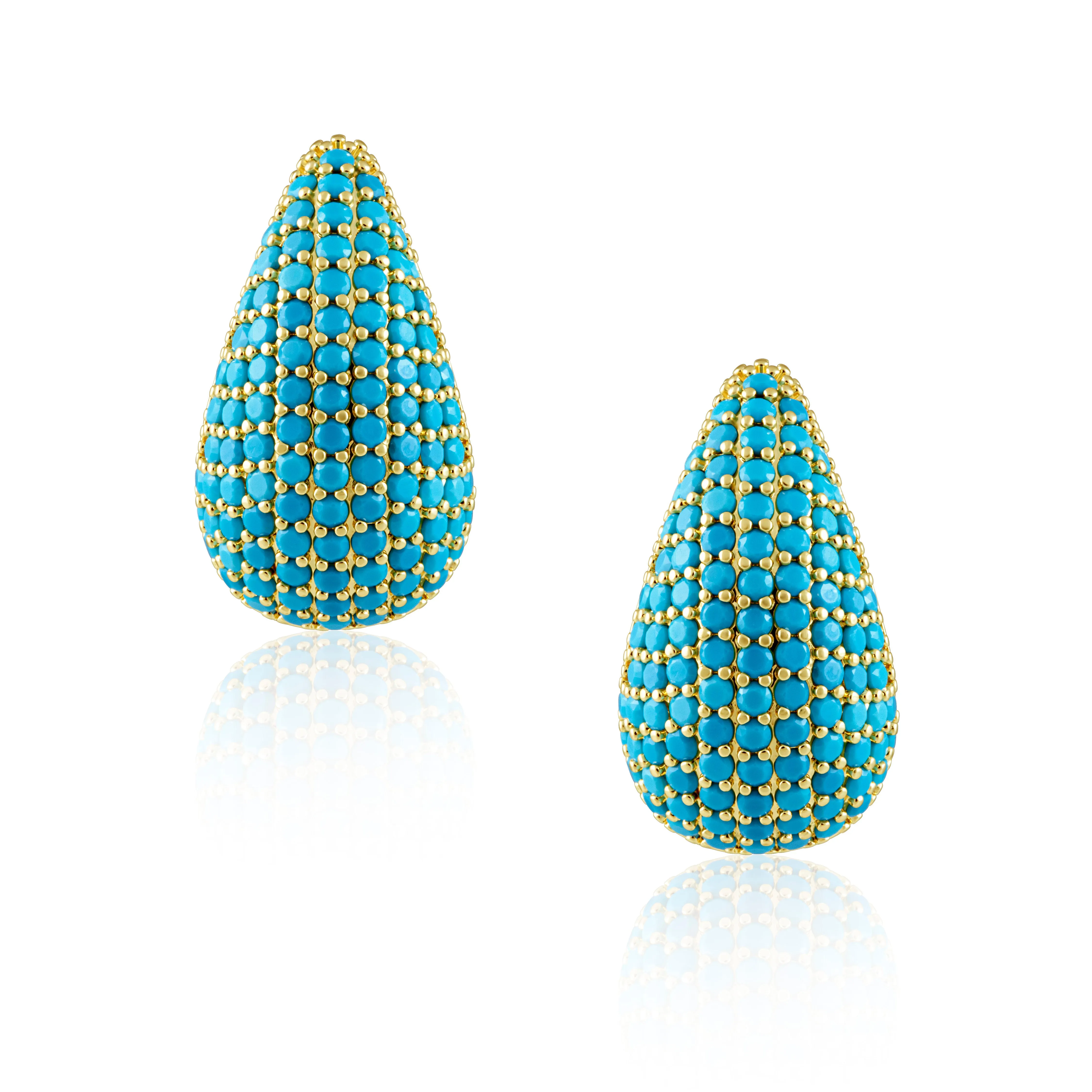 Celine CZ Raindrop Earring