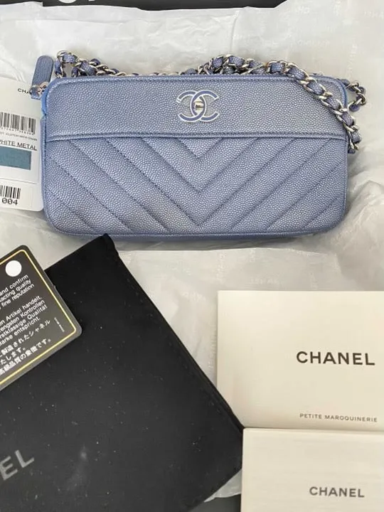 Chanel clutch on chain bag