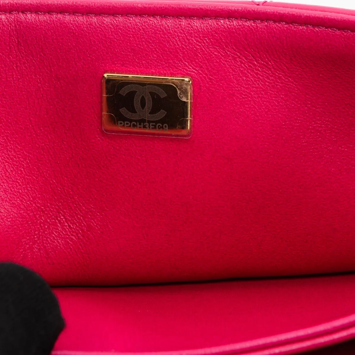 Chanel Fuchsia Quilted Lambskin On And On Chain Bag