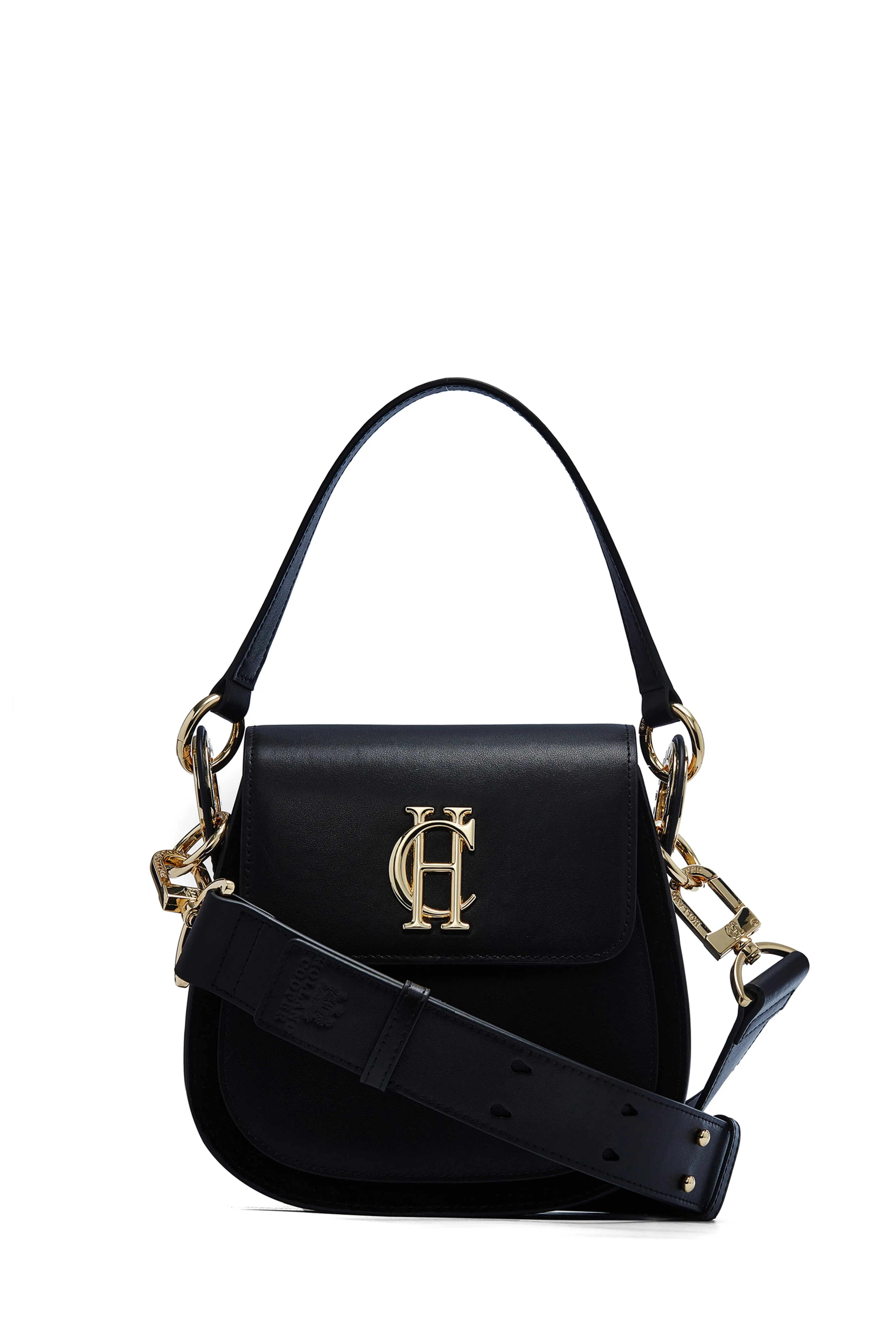 Chelsea Saddle Bag (Soft Black)