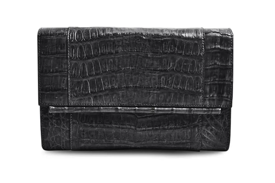 Clara Crocodile Clutch