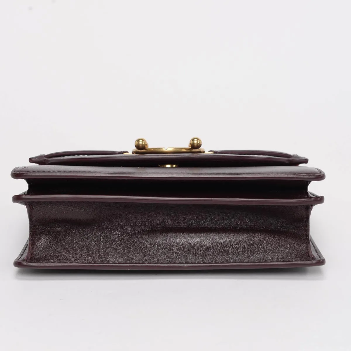 Dior Burgundy Lambskin DiorDirection Shoulder Bag