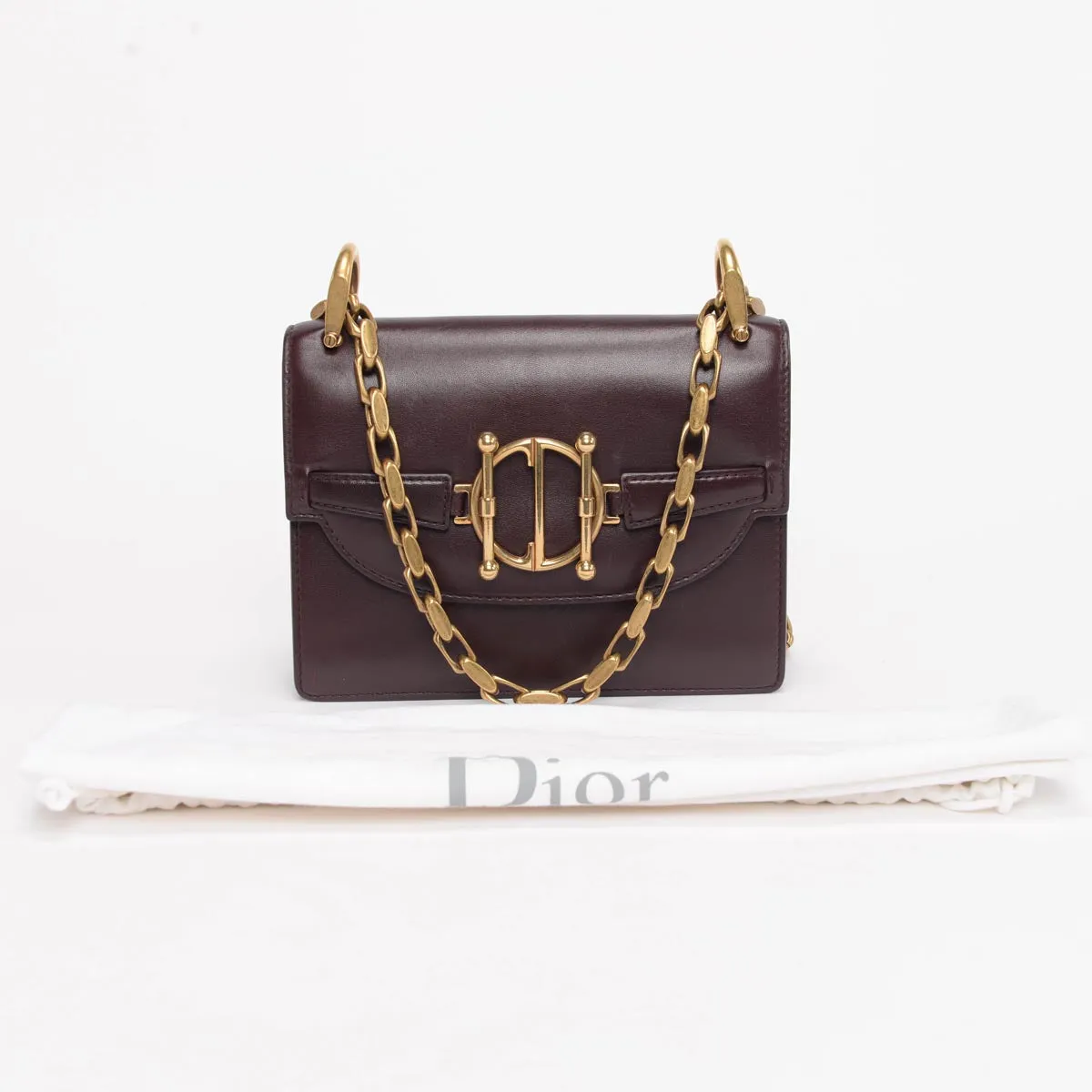 Dior Burgundy Lambskin DiorDirection Shoulder Bag