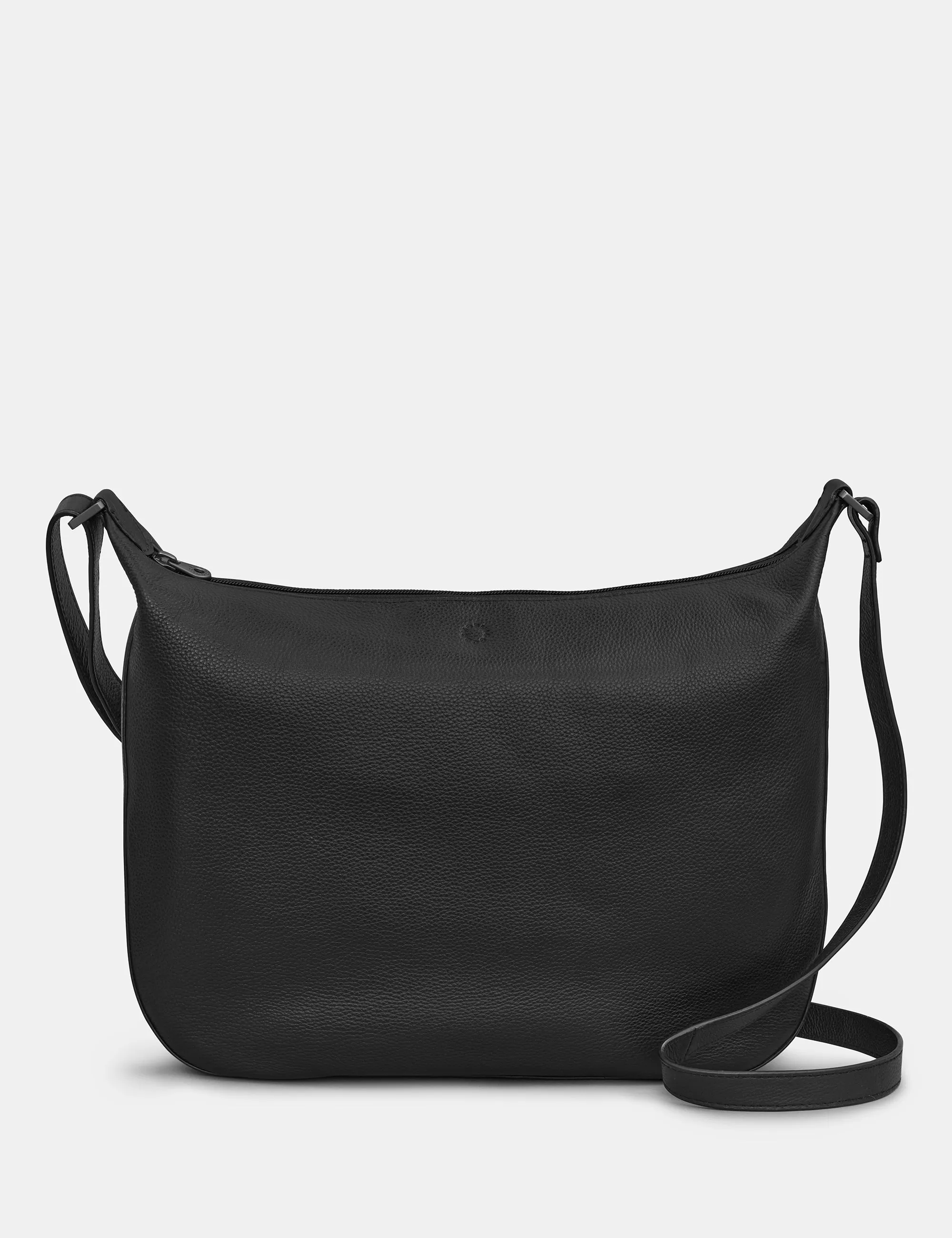 Dolton Black Leather Hobo Bag