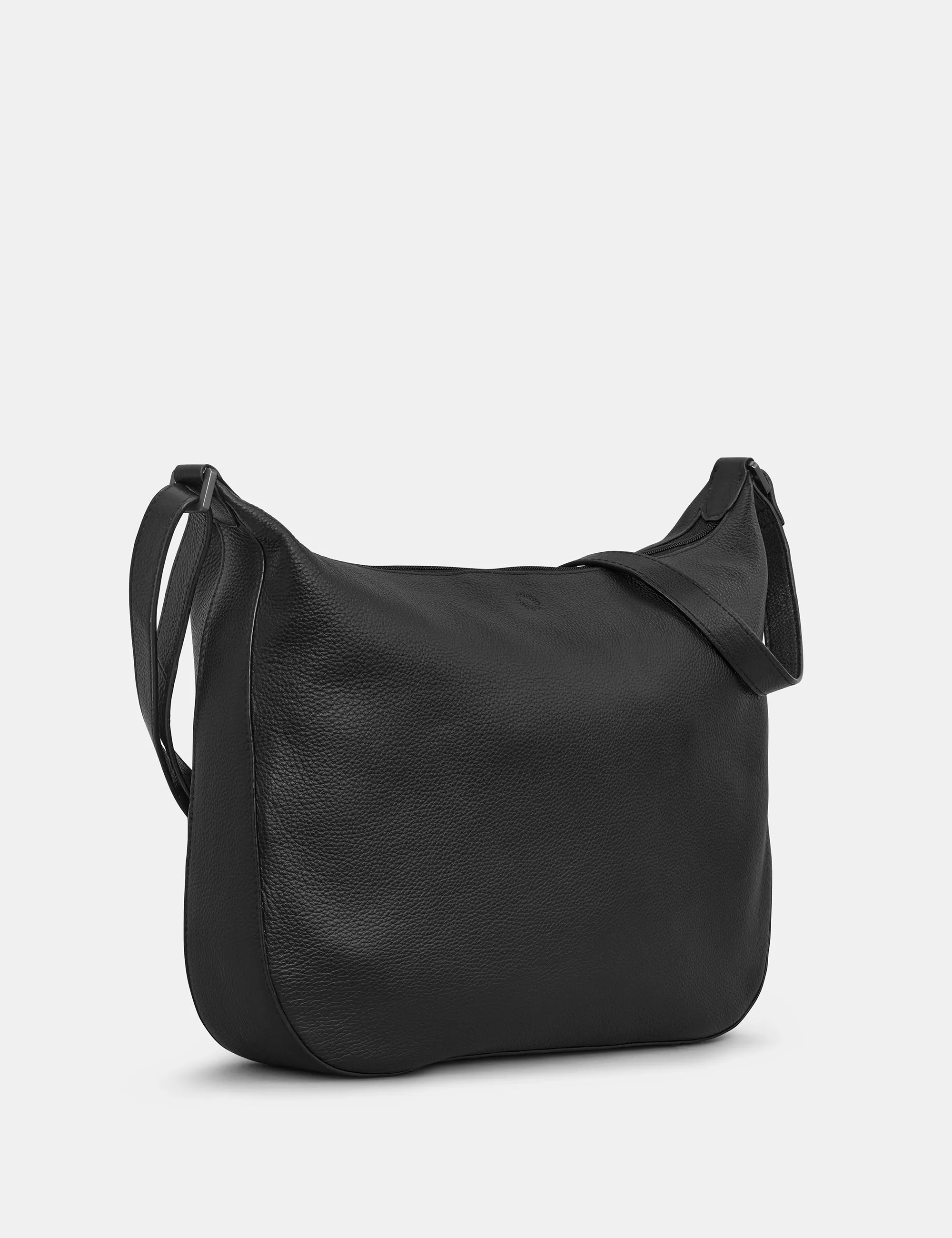 Dolton Black Leather Hobo Bag