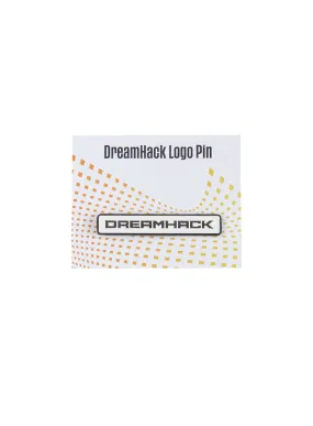 DreamHack Logo Pin white