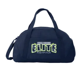 Elite - Dome Duffel Bag with Lightening Bolt Logo - Navy (BG818)