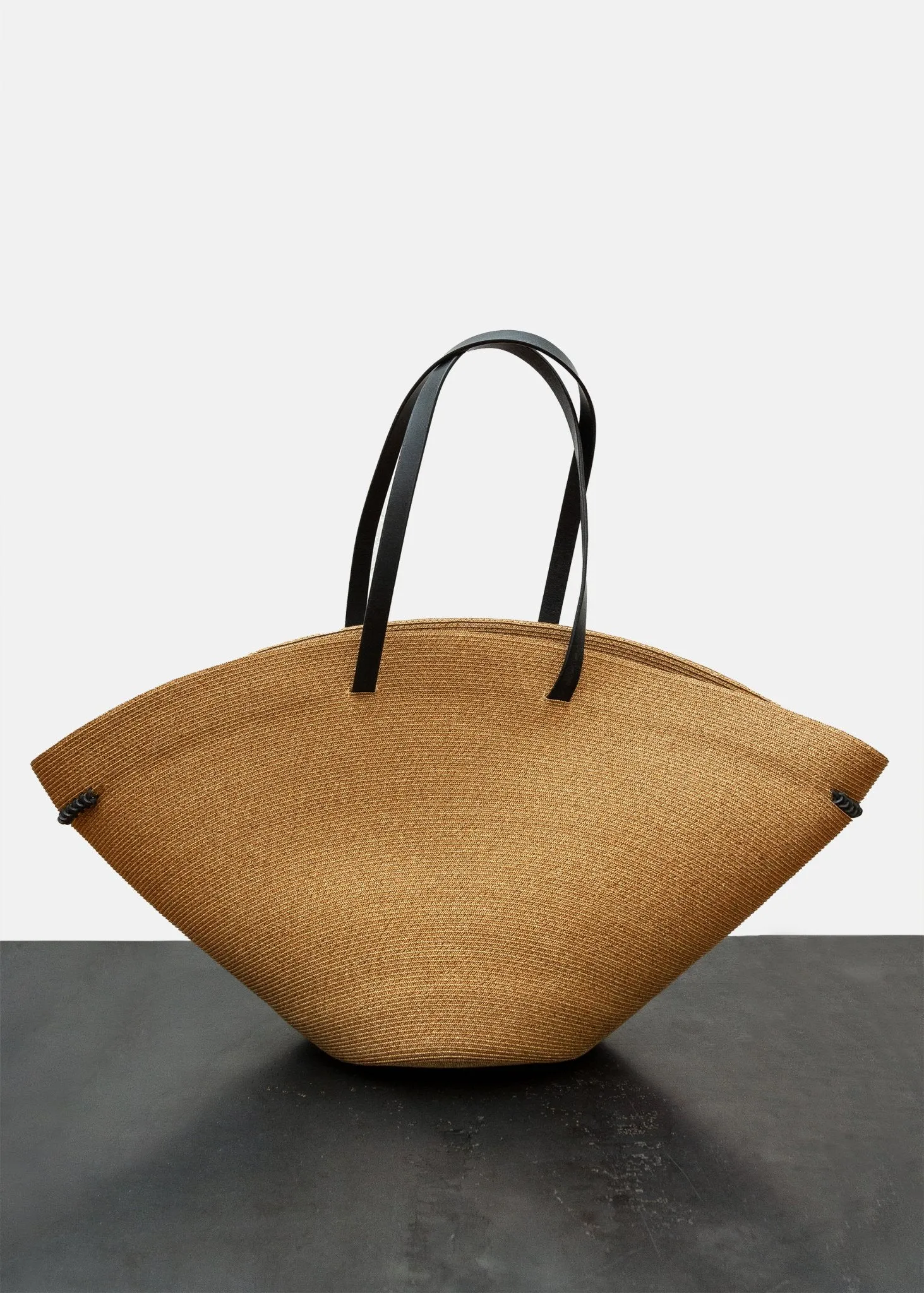 Fakar Bag in Straw/Italian Leather