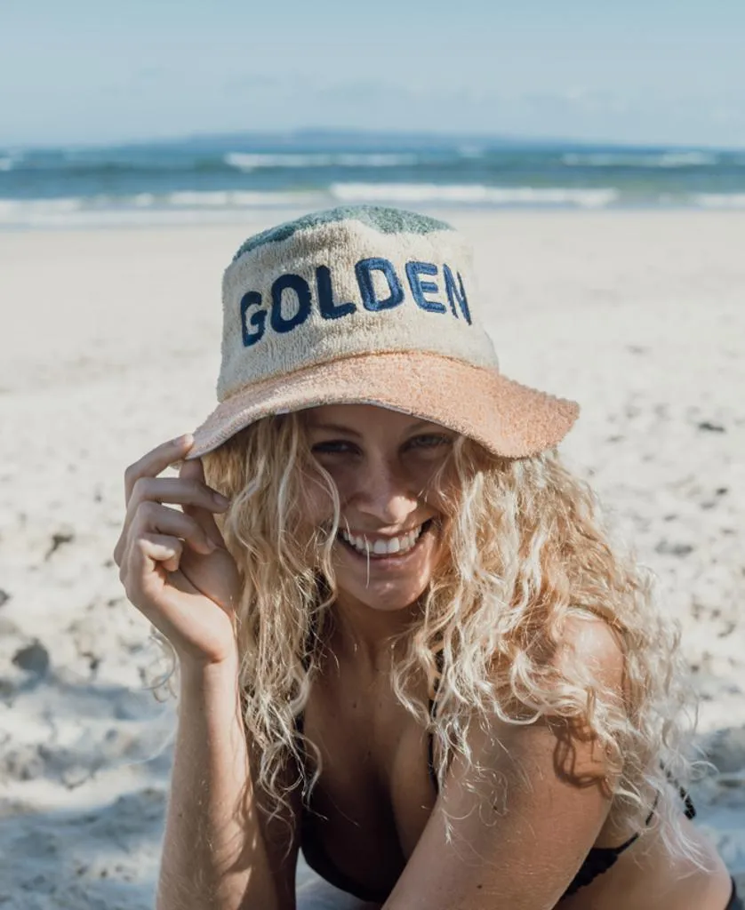 Ferry Terry Bucket Hat | Bleach Gold