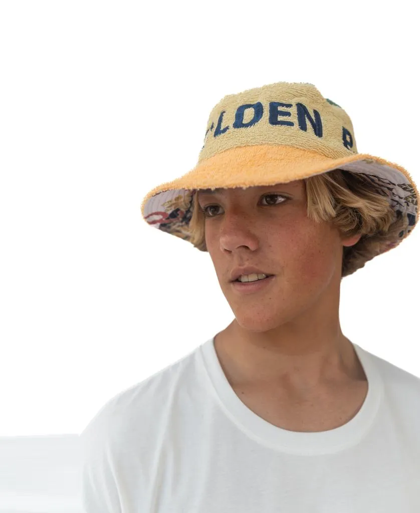 Ferry Terry Bucket Hat | Bleach Gold