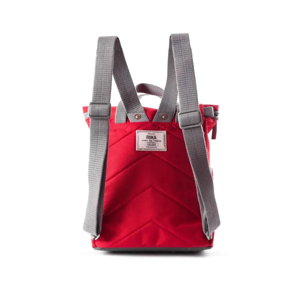 Finchley A Medium Sustainable Backpack - Mars Red