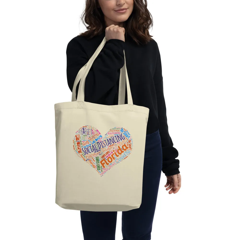 Florida - Social Distancing Tote Bag - Eco Friendly