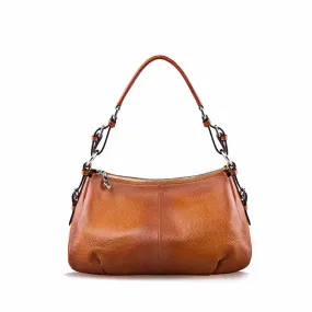 Genuine Leather Hobo Bag