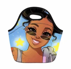 GIRLS BLACK GIRL MAGIC MEDIUM TOTE BAG