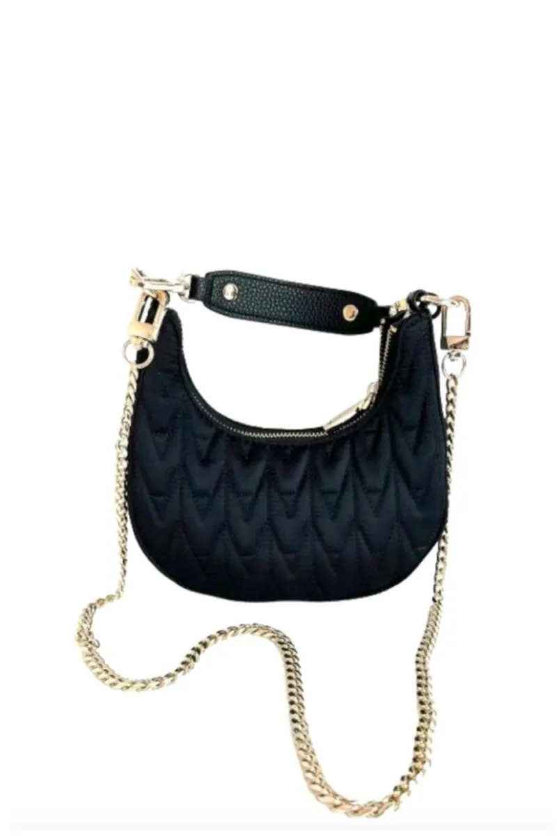 Golden Rock Mini Hobo - Black