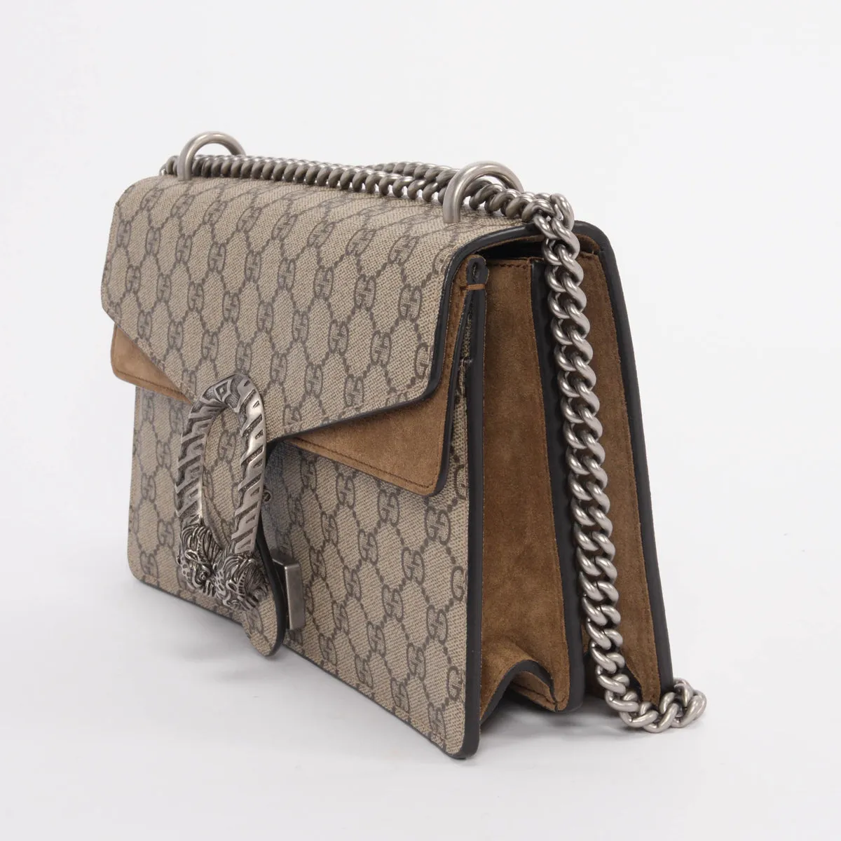 Gucci Beige GG Supreme Small Dionysus Bag