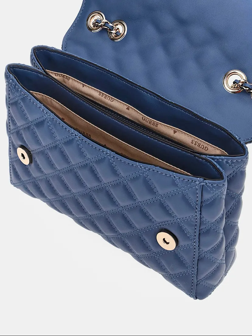 GUESS GIULLY QUILTED FLAP CROSSBODY