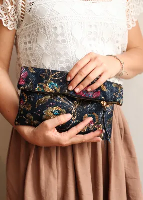 Helena Purse – Navy Floral