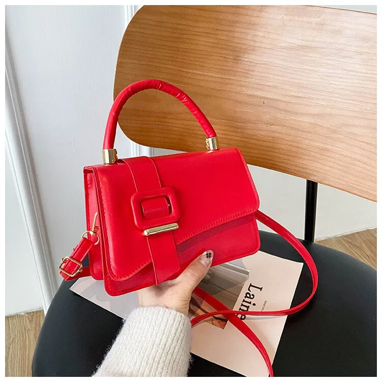 High Quality PU Leather Woman Handbags Luxury Designer Female Shoulder Bag 2021 New Fashion All-match Messenger Small Square Bag