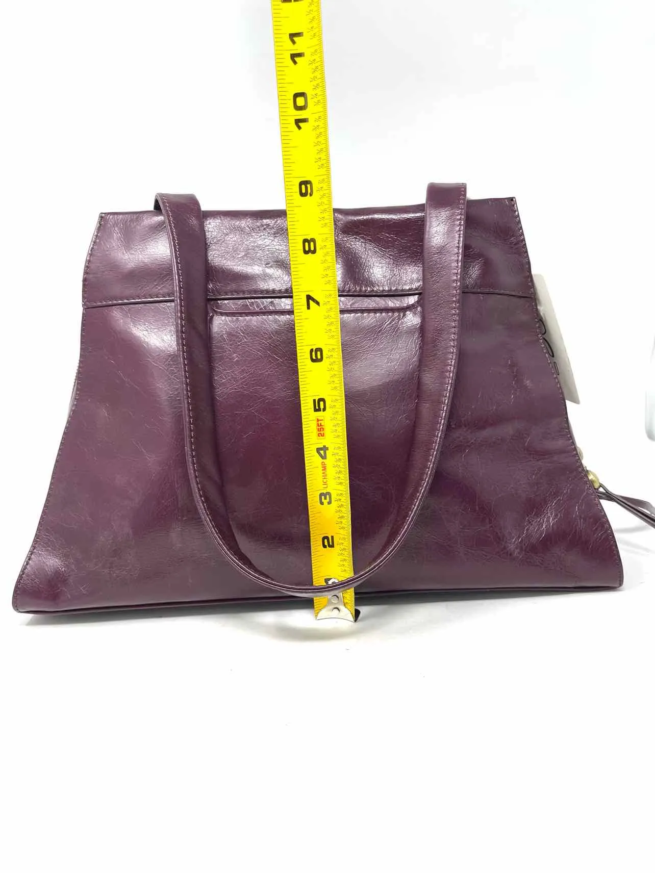 Hobo International Plum Solid Leather NEW Designer Tote