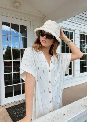 Isabel Marant Bergen Bucket Hat in Ecru